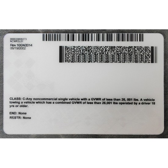 North Carolina (NC) Fake IDs